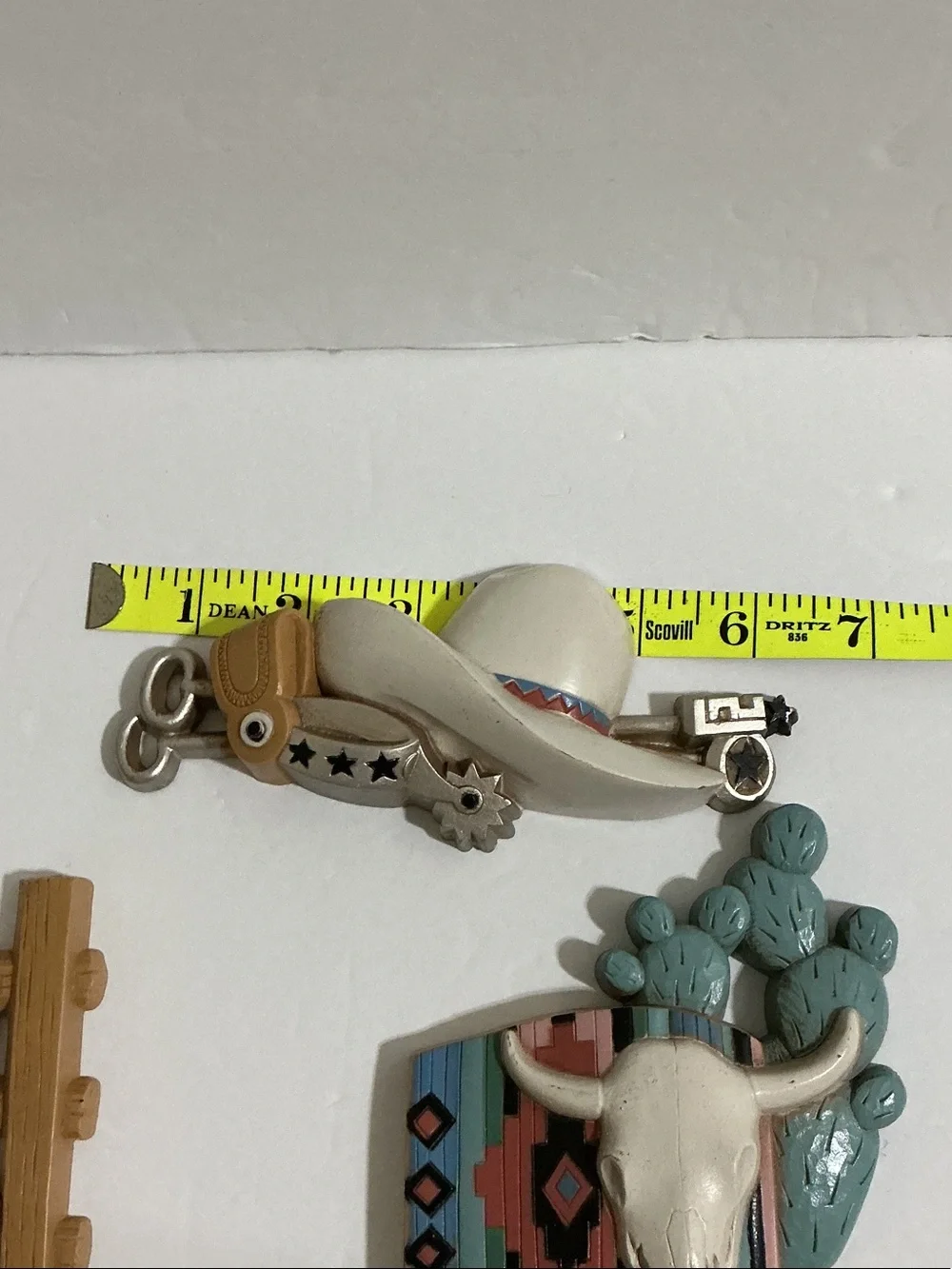Southwestern Decorative Magnet Set in Teal, Tan, Rust, Cream